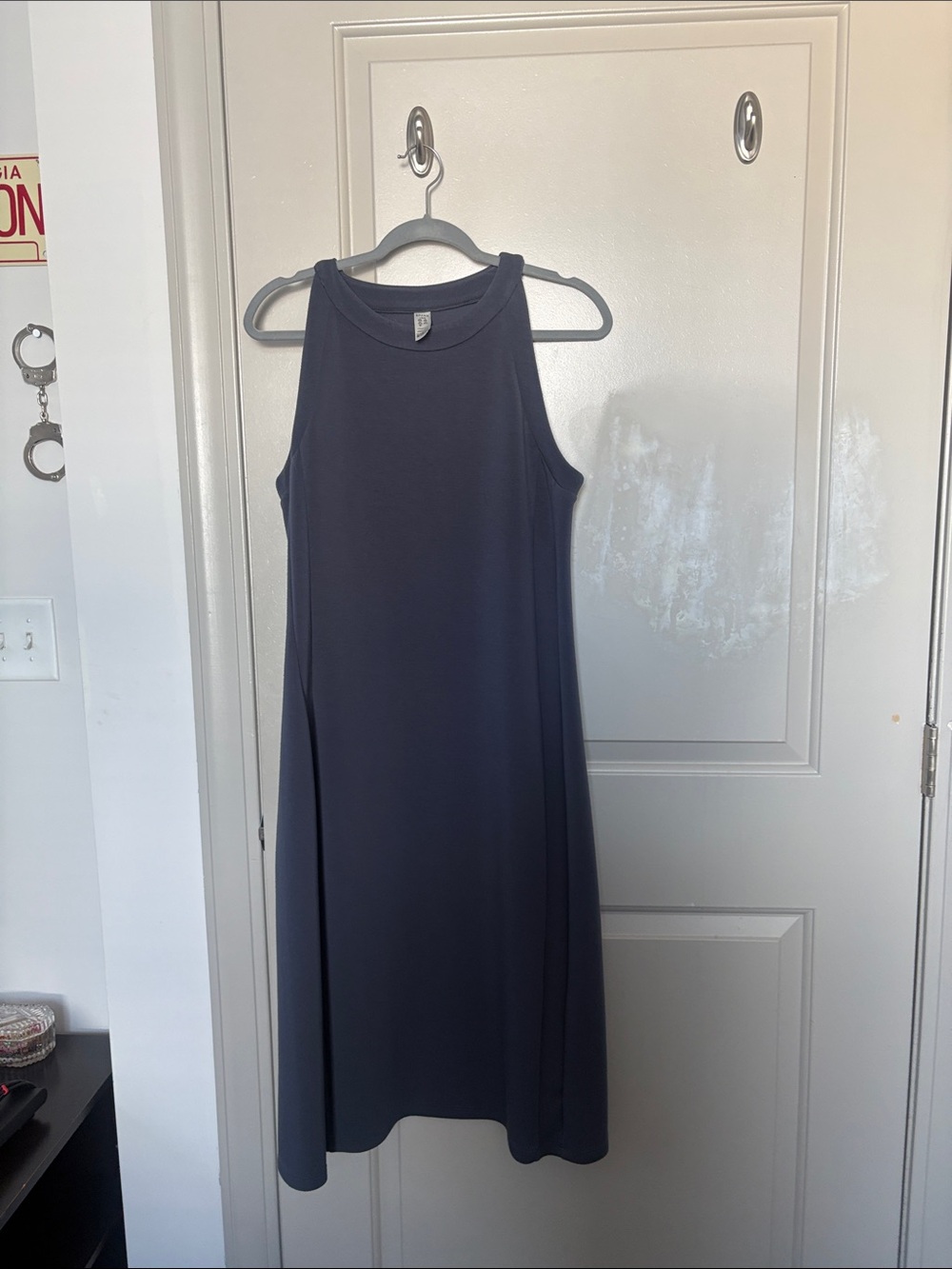 SPANX grey air essentials midii dress